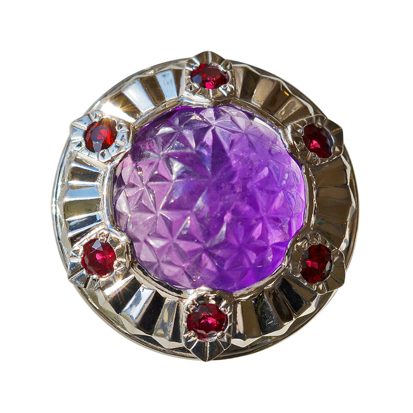 ブリリアンスアメジスト曼荼羅シルバーリング