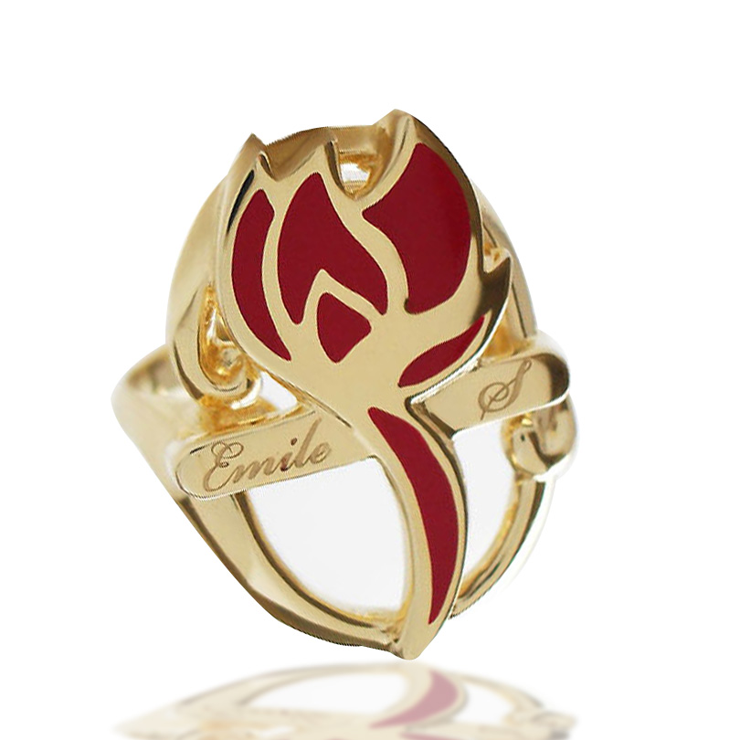 エミール　エナメルフラワーリング