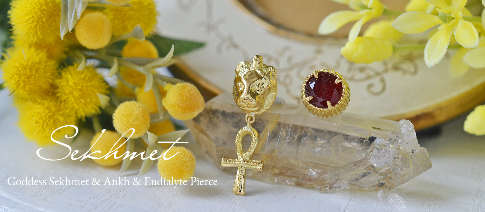 セシャト女神K18ダイヤモンドペンダント