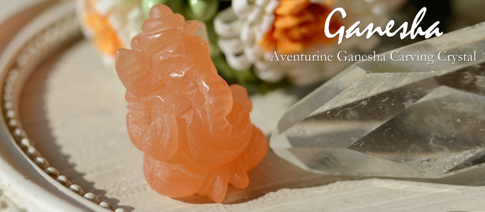 アベンチュリンガネーシャカービング 24.99ct