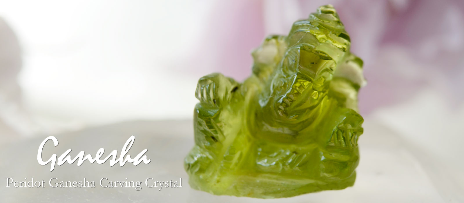 ペリドットガネーシャカービング 17.52ct