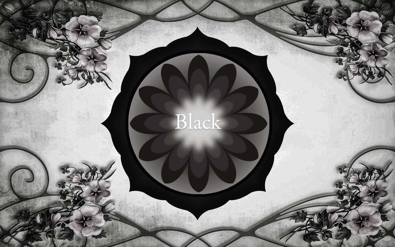 ブラックの天然石