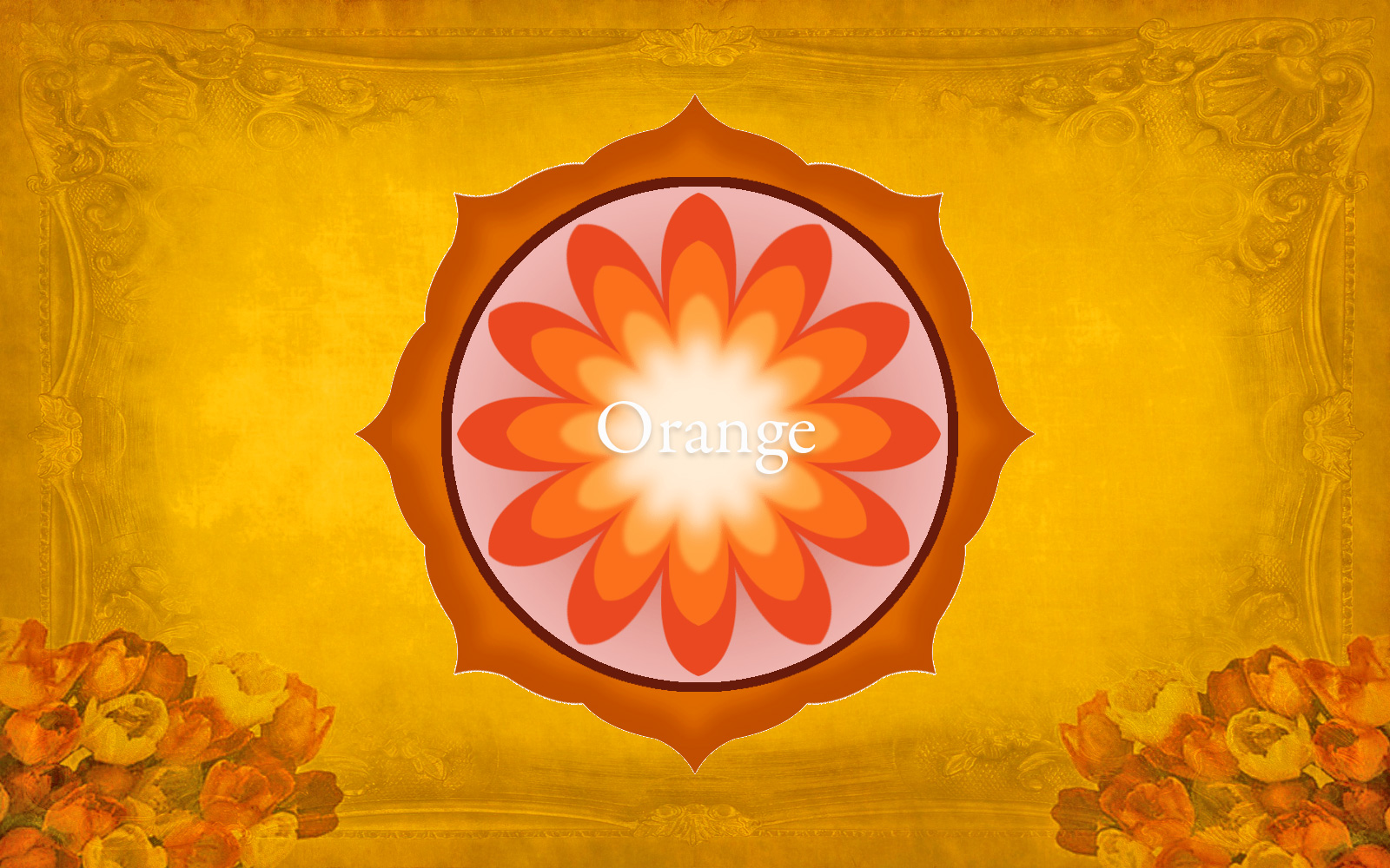 オレンジの天然石