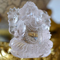 モルガナイトガネーシャ３ＤカービングPedro Michel Workshop