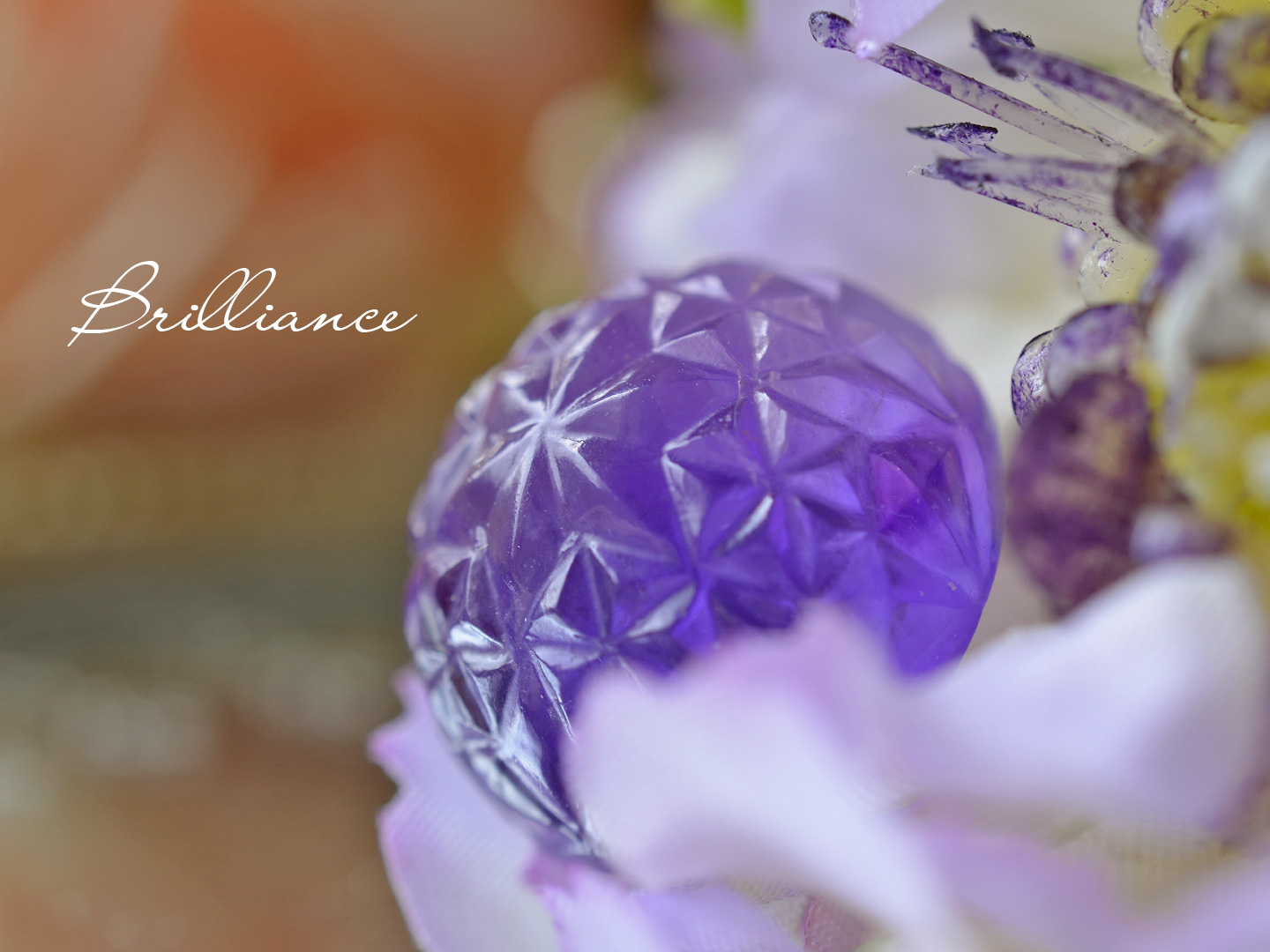アメジストマンダラカボション「ブリリアンス」