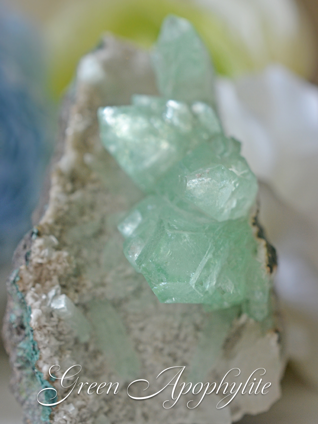 グリーンアポフィライト原石