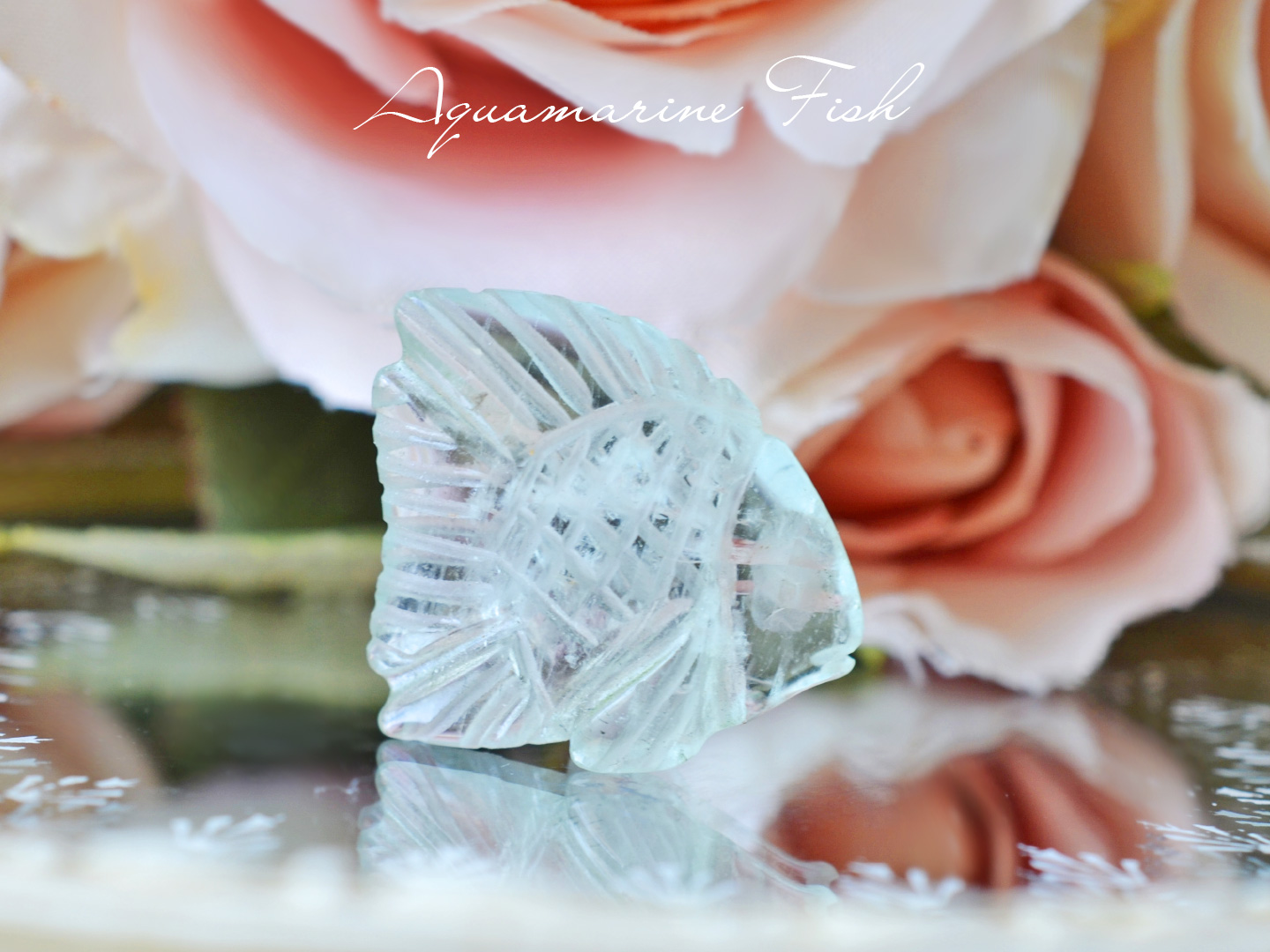 アクアマリンフィッシュカービング