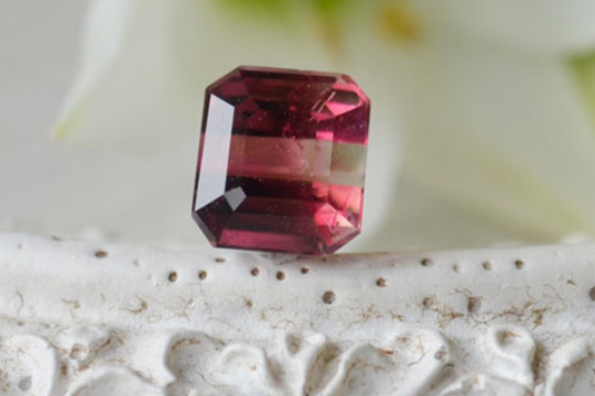 バイカラートルマリンルベライトクリアー