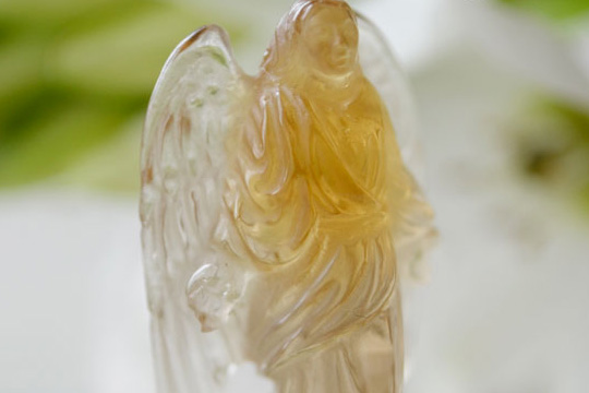 シトリンアセンションエンジェルカービング　ペドロミッシェル 13.85ct