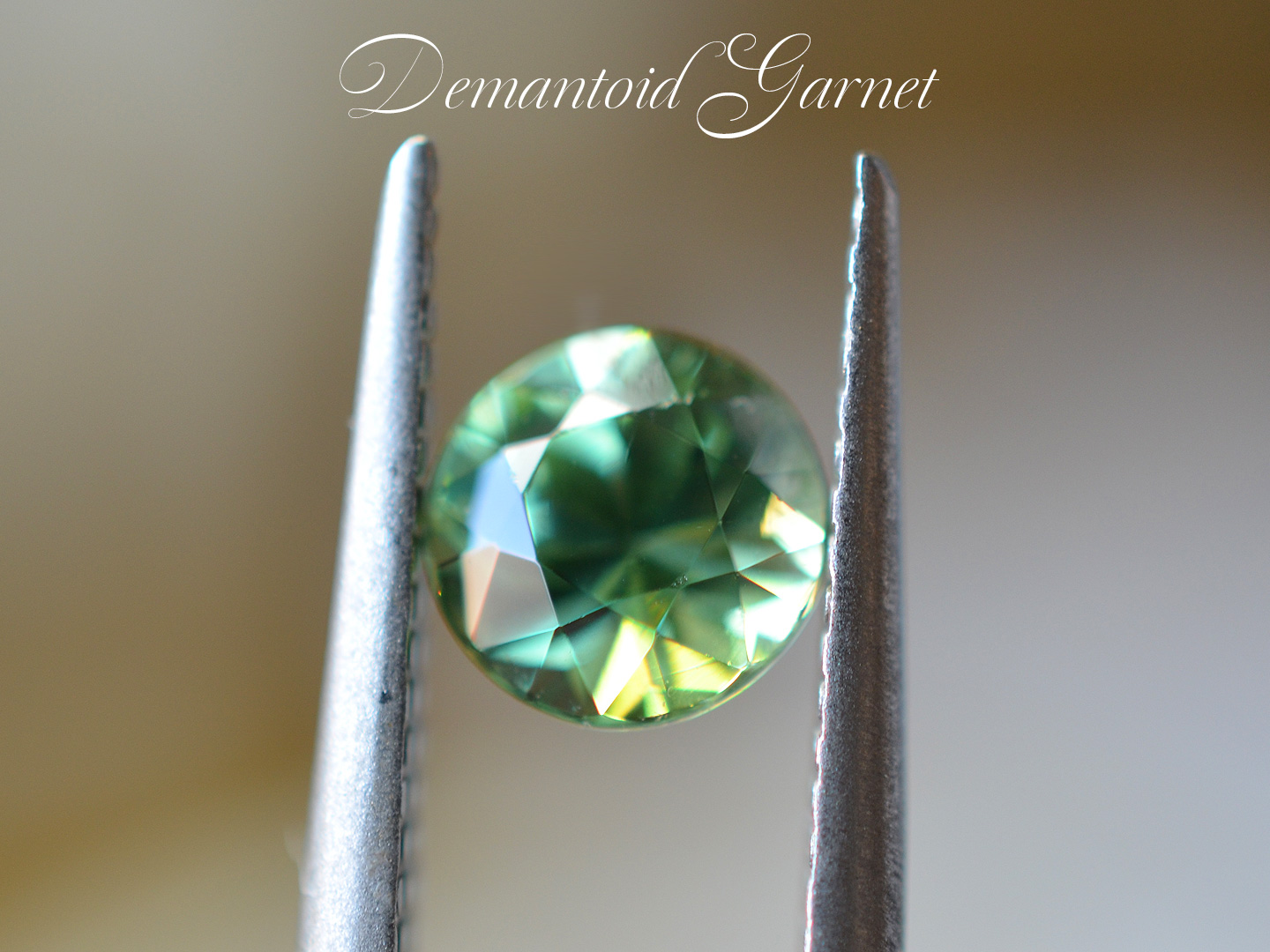 デマントイドガーネットラウンドカット　1.147ct　ナミビア産