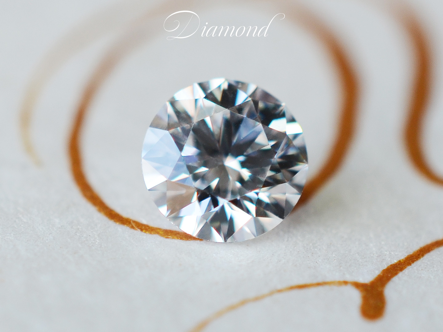 ダイヤモンドラウンドブリリアンカット ハート＆キューピッド　0.164ct