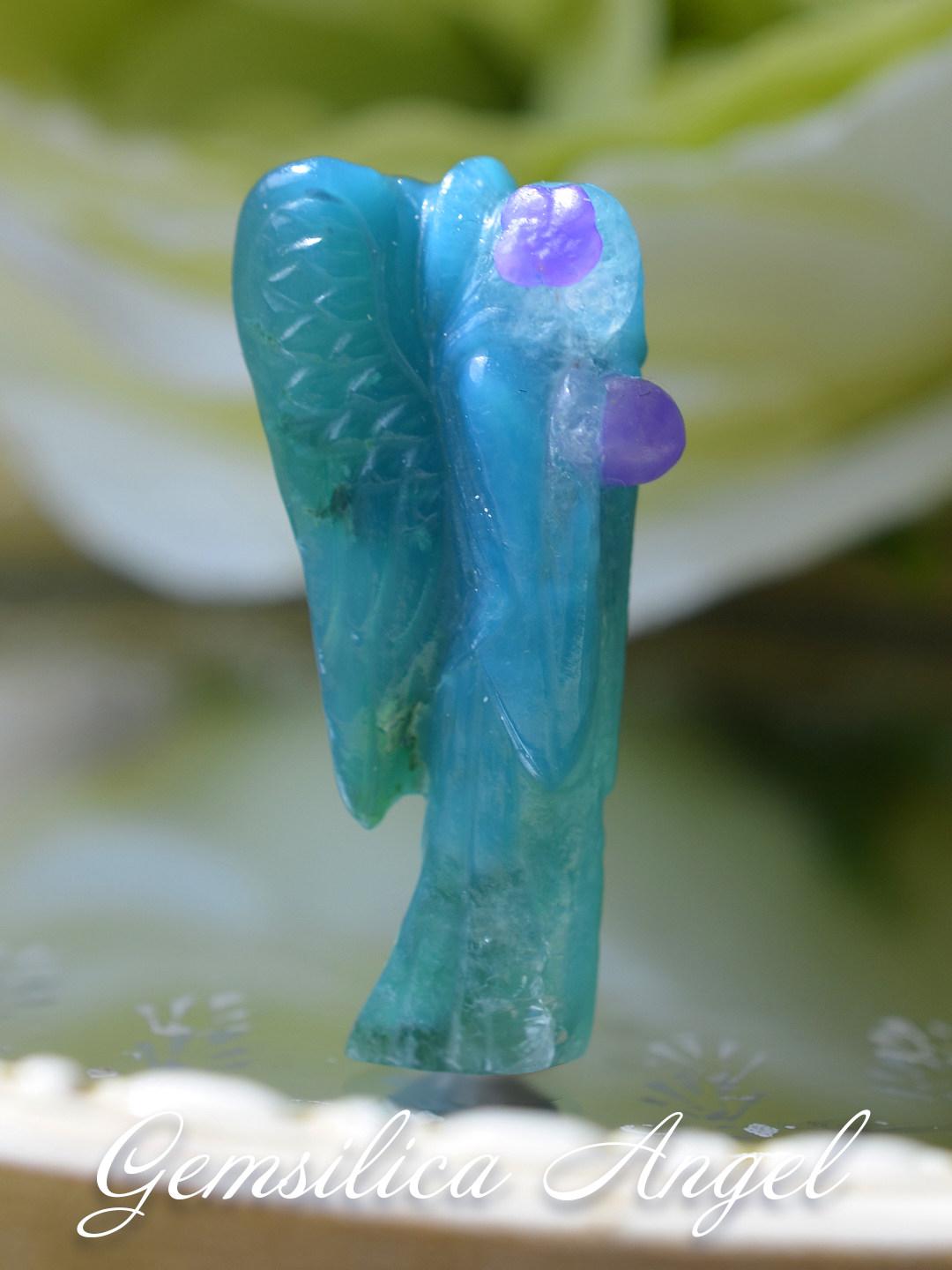 ジェムシリカドリームエンジェル　クリソコラカルセドニー アリゾナ産