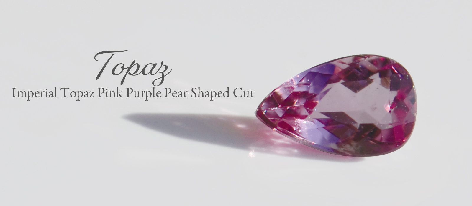 非加熱インペリアルトパーズペアシェイプカット0.25ct