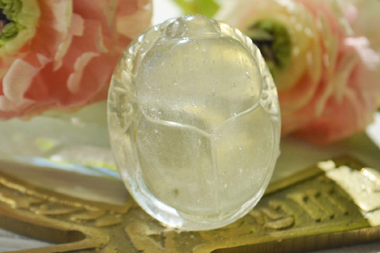 リビアングラススペシャルスカラベカービング