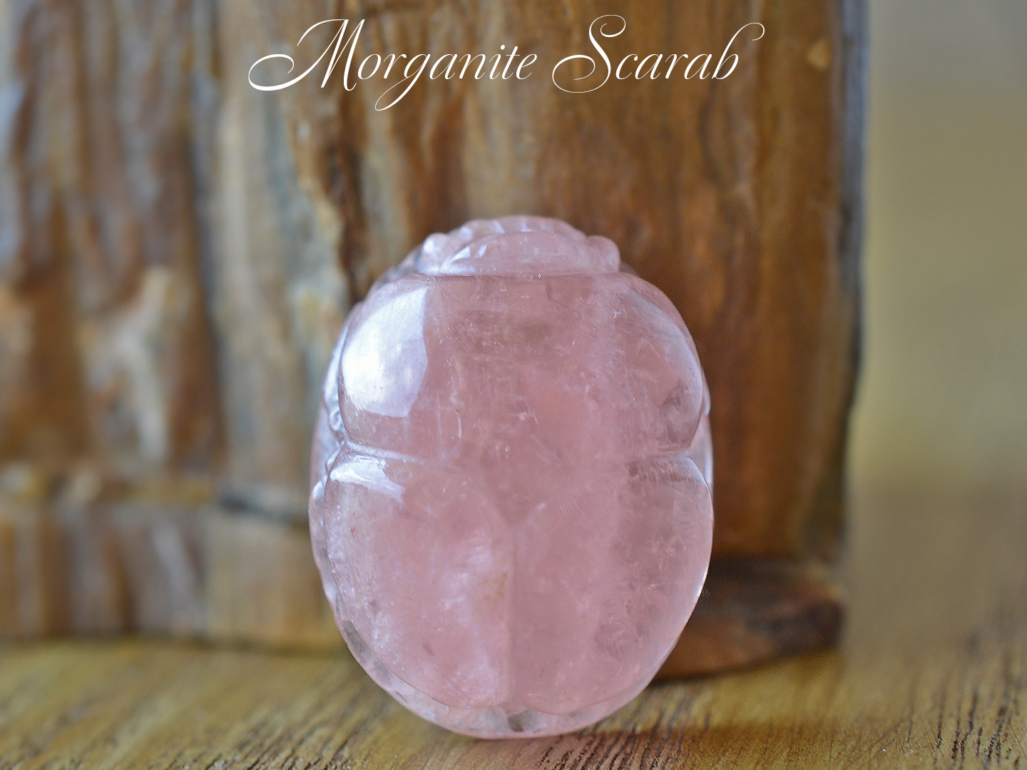 モルガナイトスカラベカービング