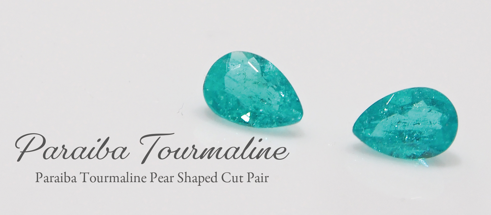 パライバトルマリン ペアシェイプカットペア0.26ct