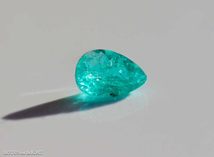 パライバトルマリン ペアシェイプカットペア0.26ct