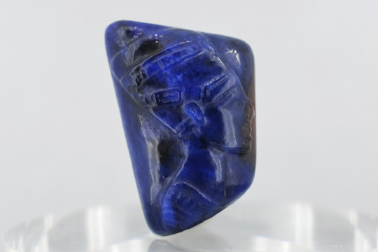 ブルースギライト（リヒテライト）ネフェルティティストーンカービング