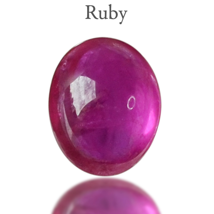 ルビーカボション3　1.47ct