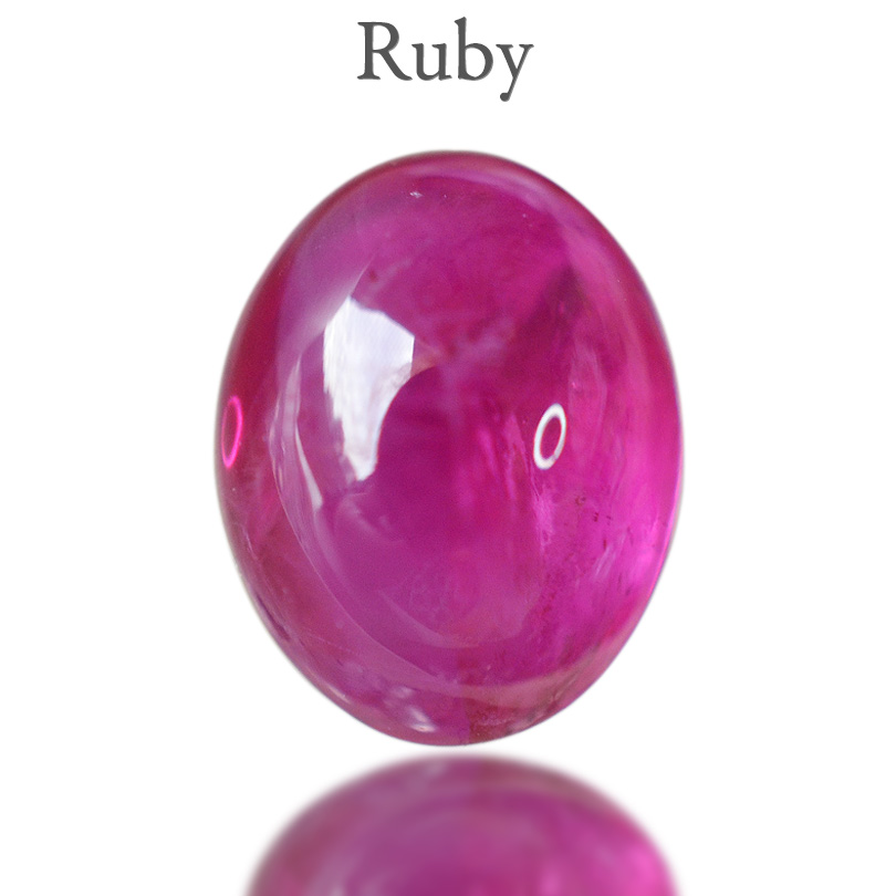 ルビーカボション4　1.73ct