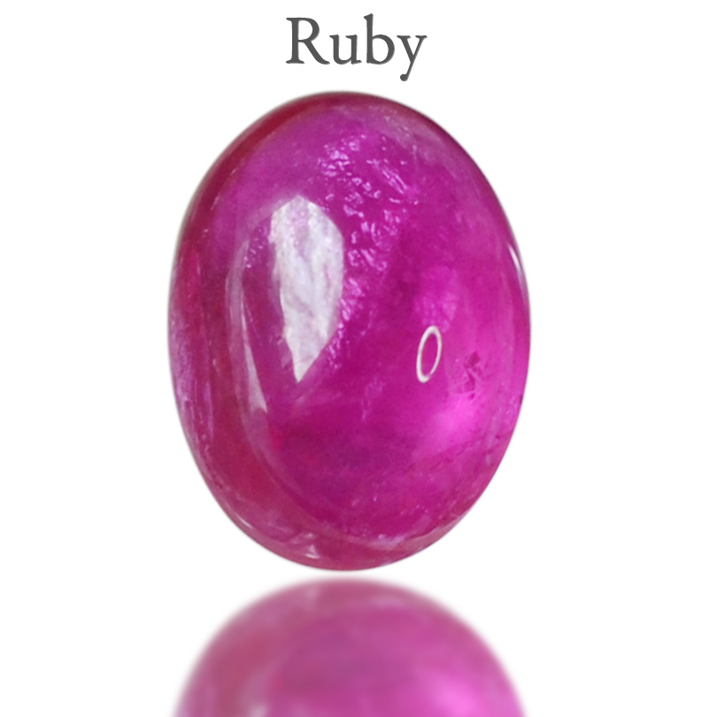 ルビーカボション５　1.44ct