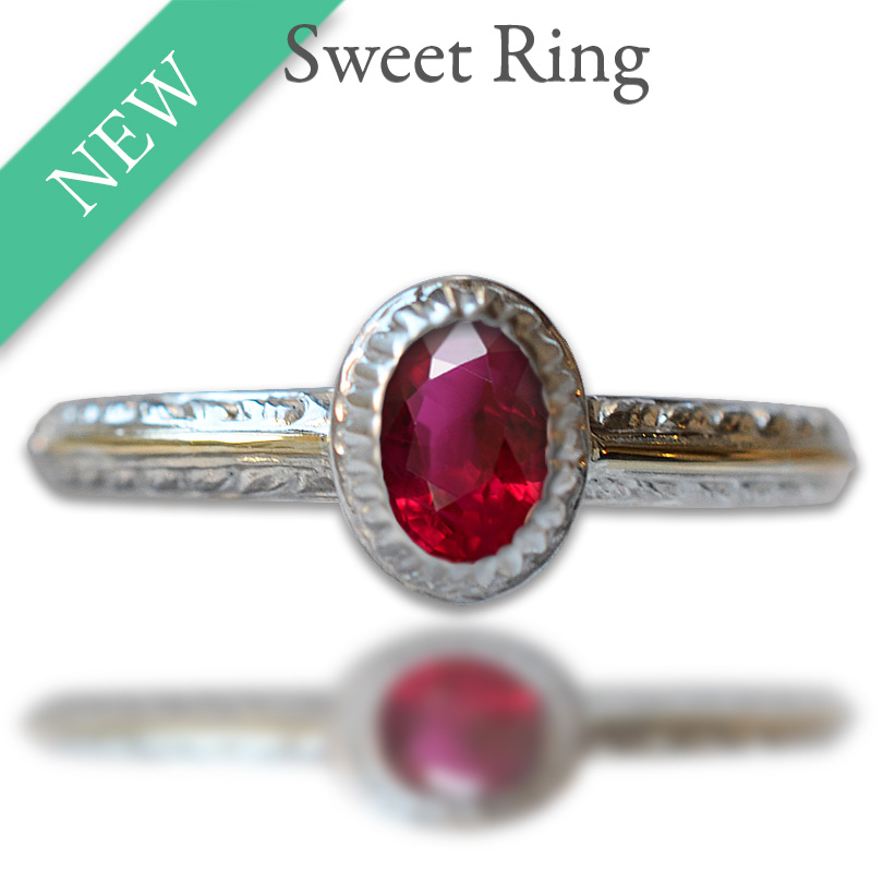 【Sweet】スウィートプラチナコンビネーションリング