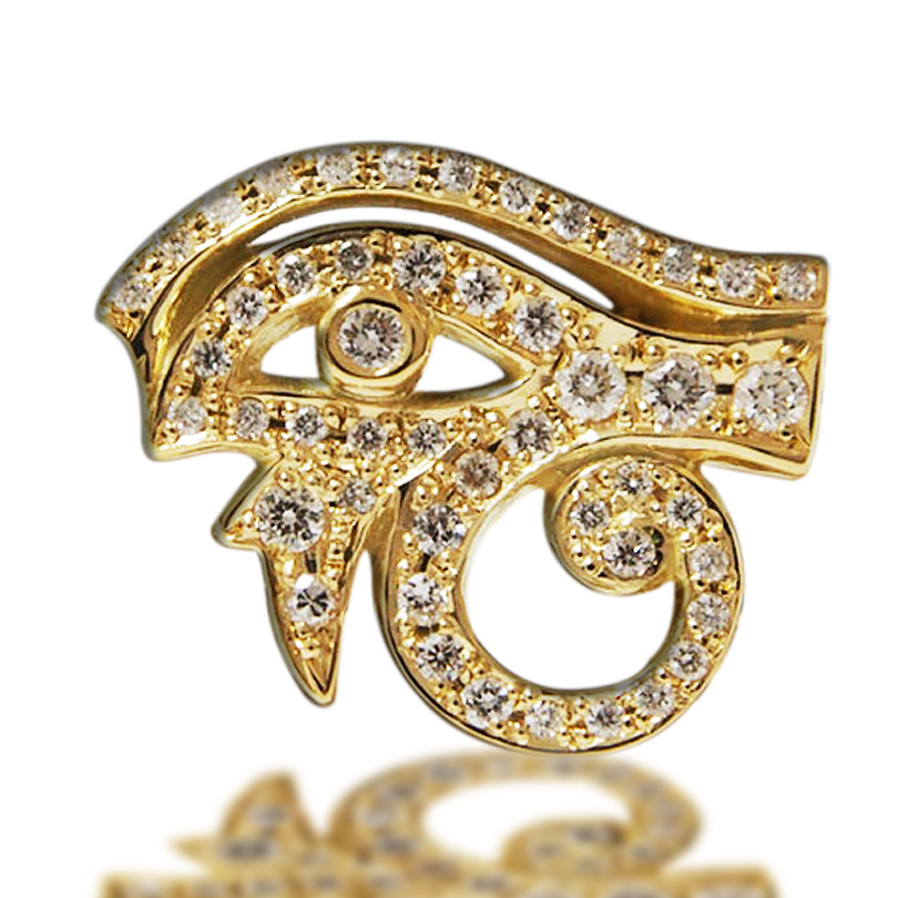 ウジャトK18ダイヤモンドピアス