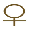金星シンボル