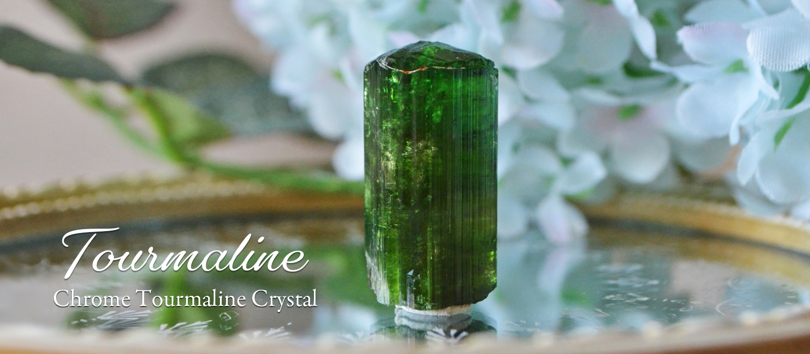 クロムトルマリンクリスタル55.26ctタンザニア産