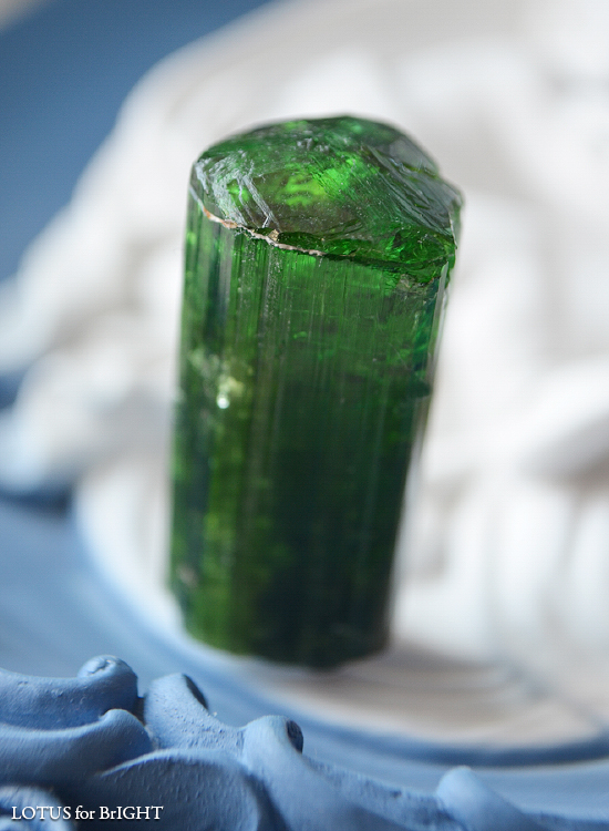 クロムトルマリンクリスタル55.26ctタンザニア産