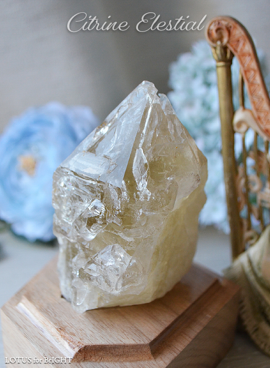 レアシトリンエレスチャルクリスタルブラジル産