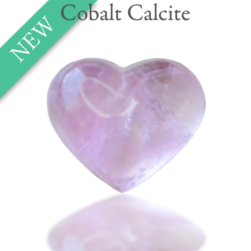 コバルトカルサイトハートカボション1