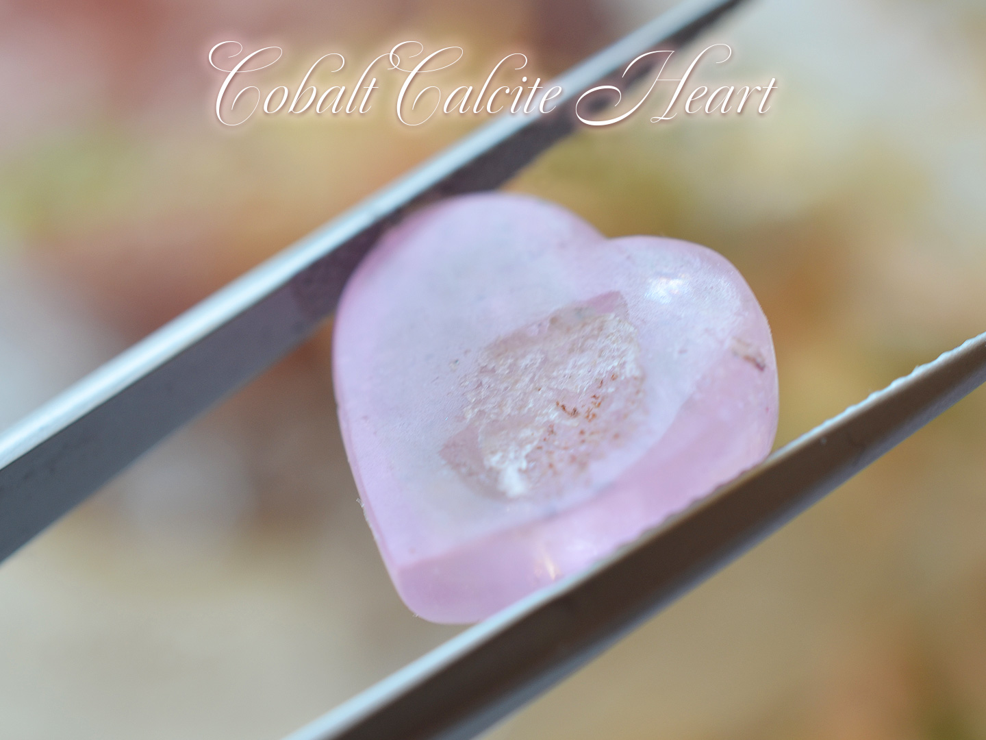 コバルトカルサイトハートカボション２ コンゴグ