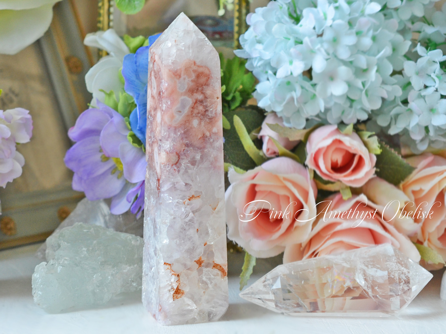 ピンクアメジストオベリスク1