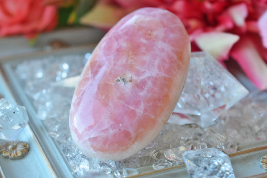 ピンクアラゴナイトオーバル